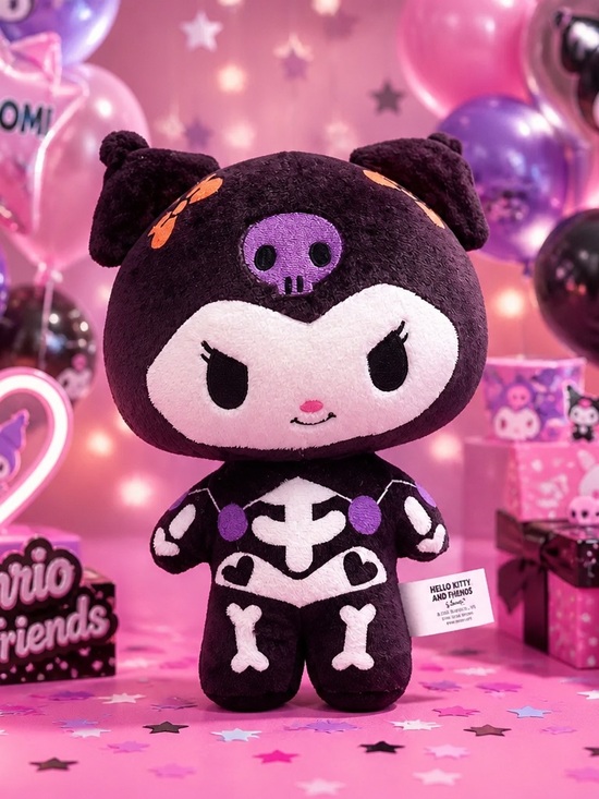 Sanrio Other - Sanrio Kuromi Plush - Black, White & Purple Accents